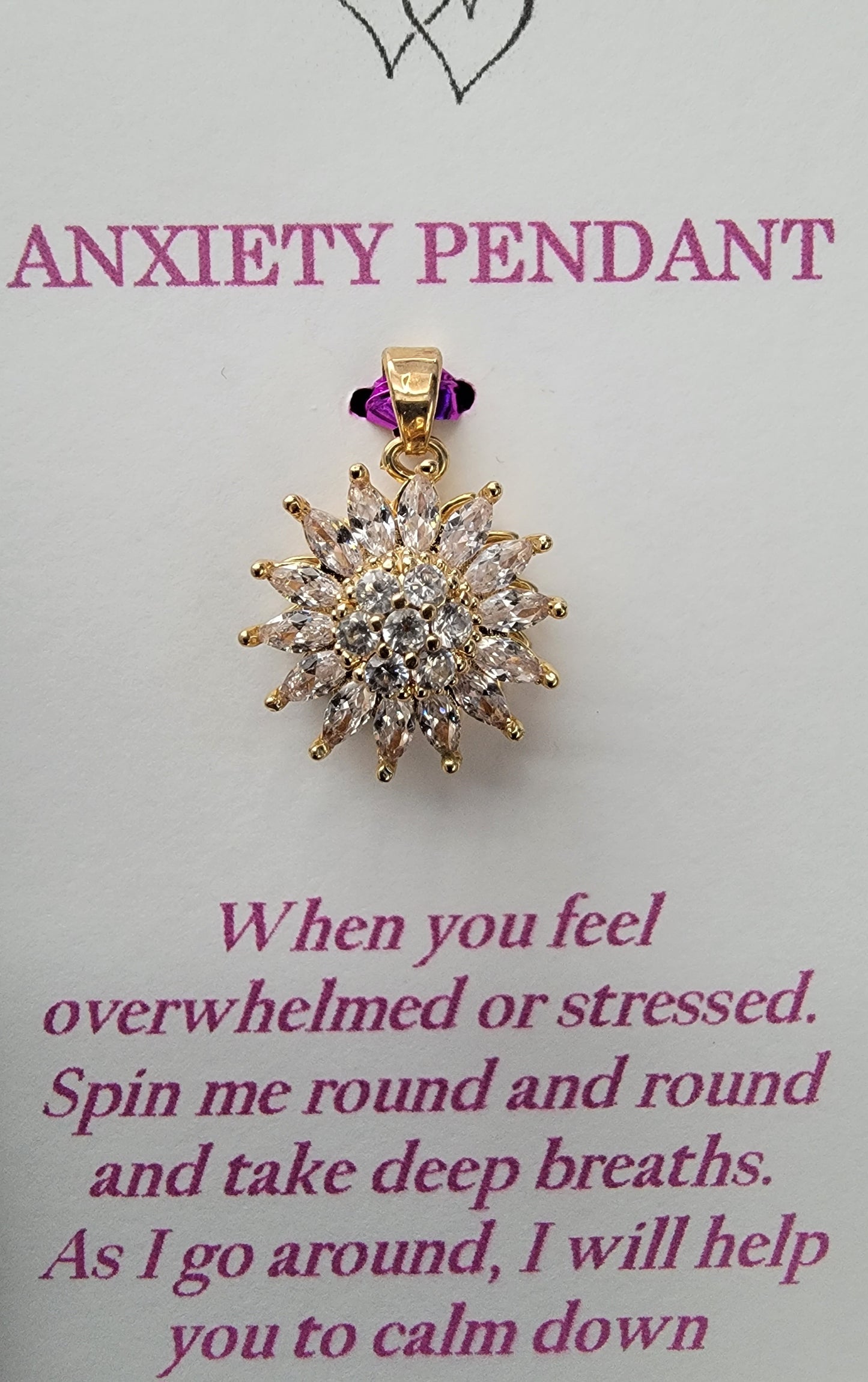 Anxiety Spinner Pendants