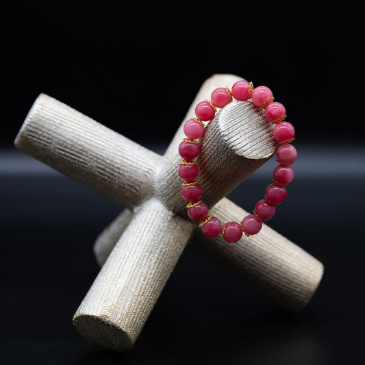 Pink Lady Crystal Bracelet