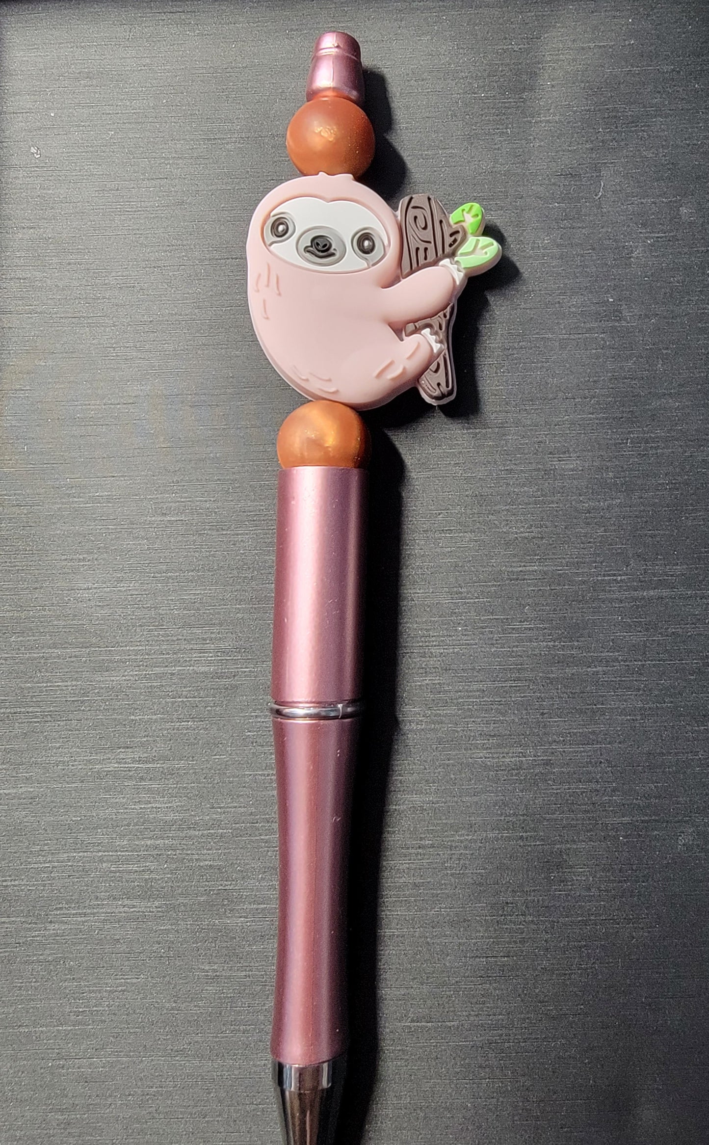 Adorable Sloth Focal Bead Pen