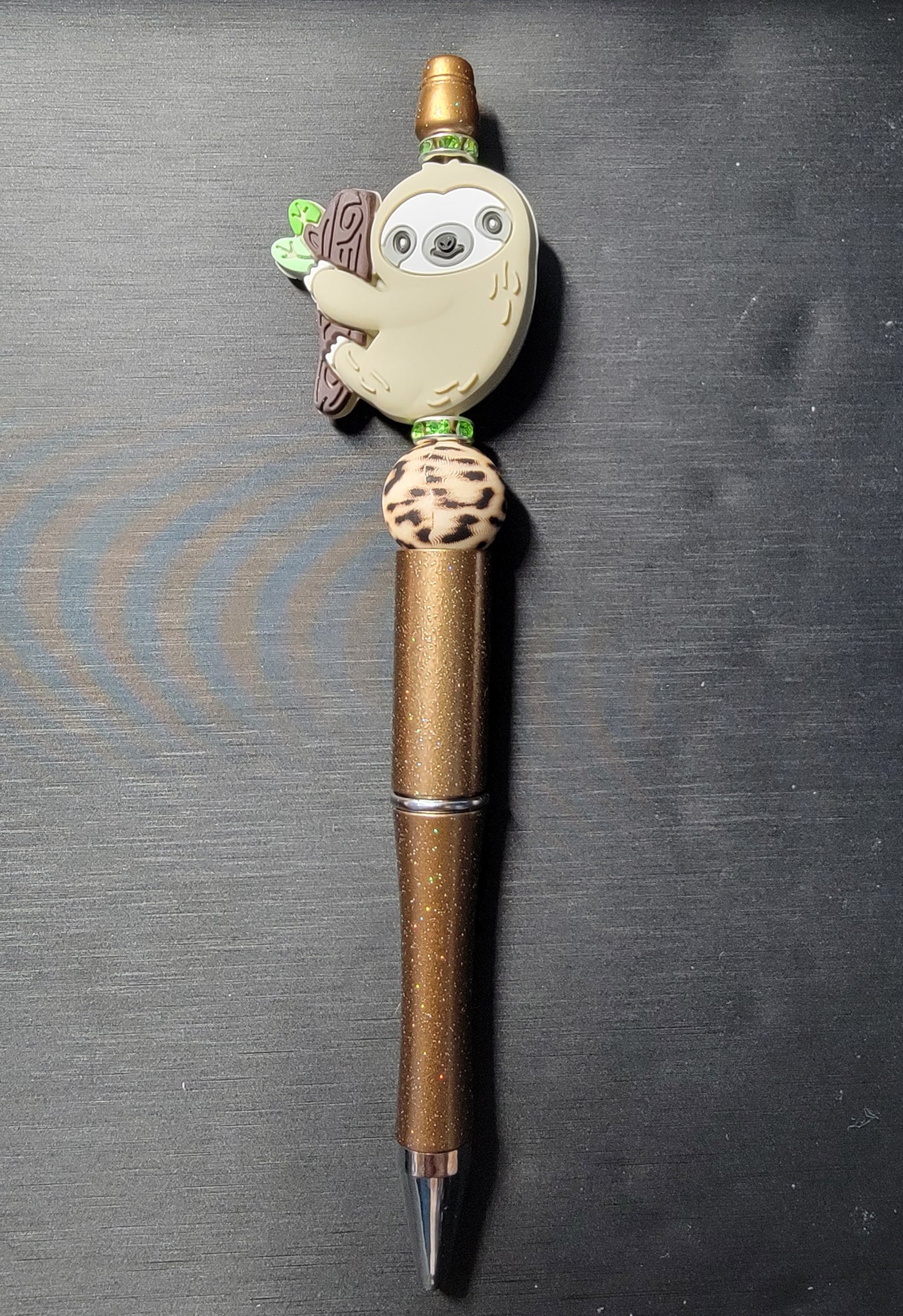 Adorable Sloth Focal Bead Pen