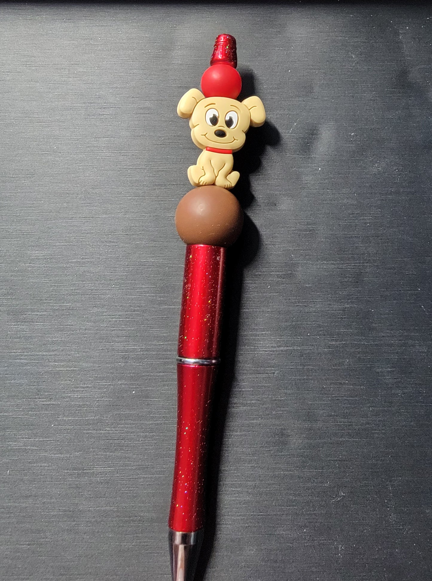 Happy, Happy Dog Focal Bead Pen