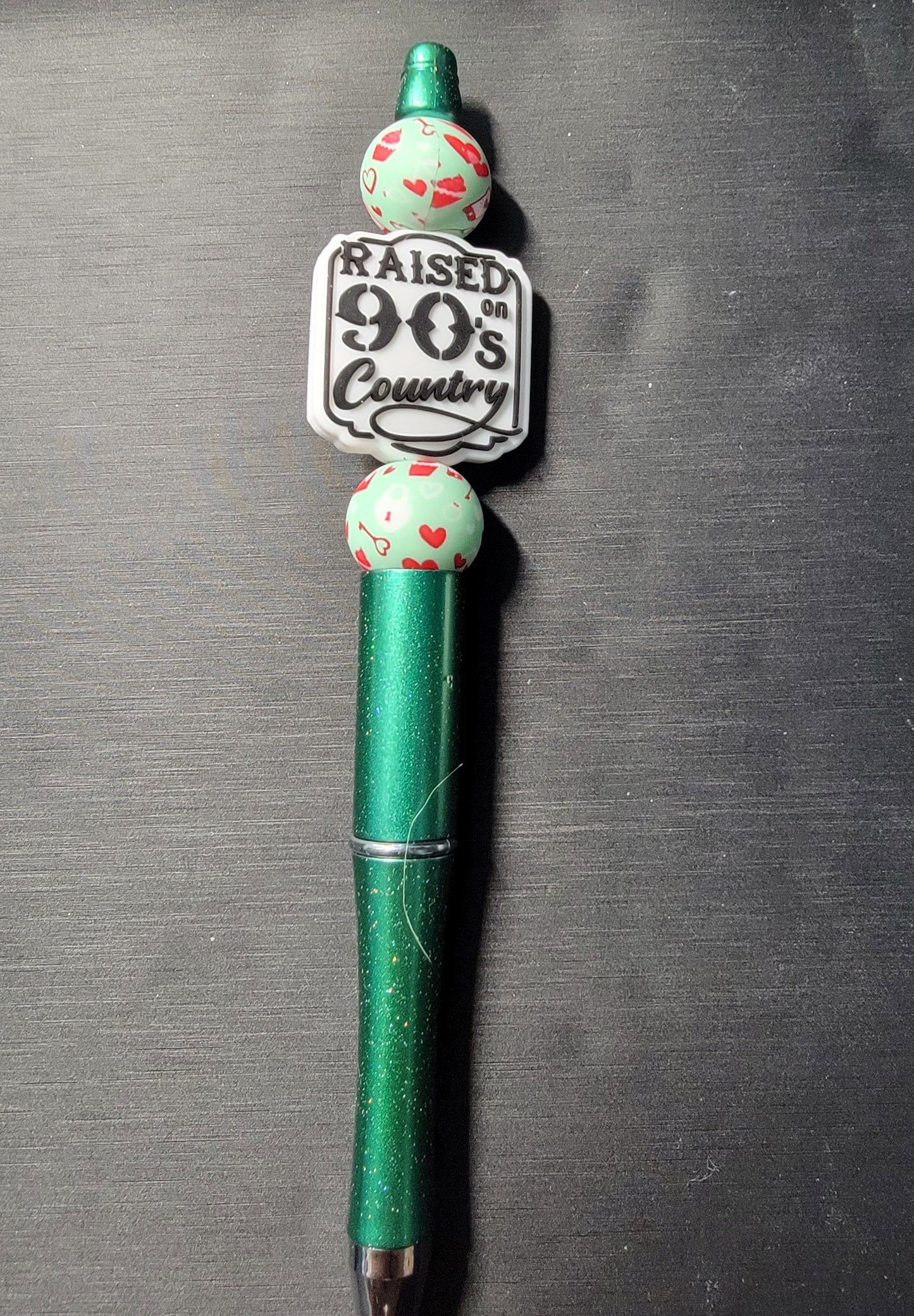 Raised on 90's Country Focal Bead Pen