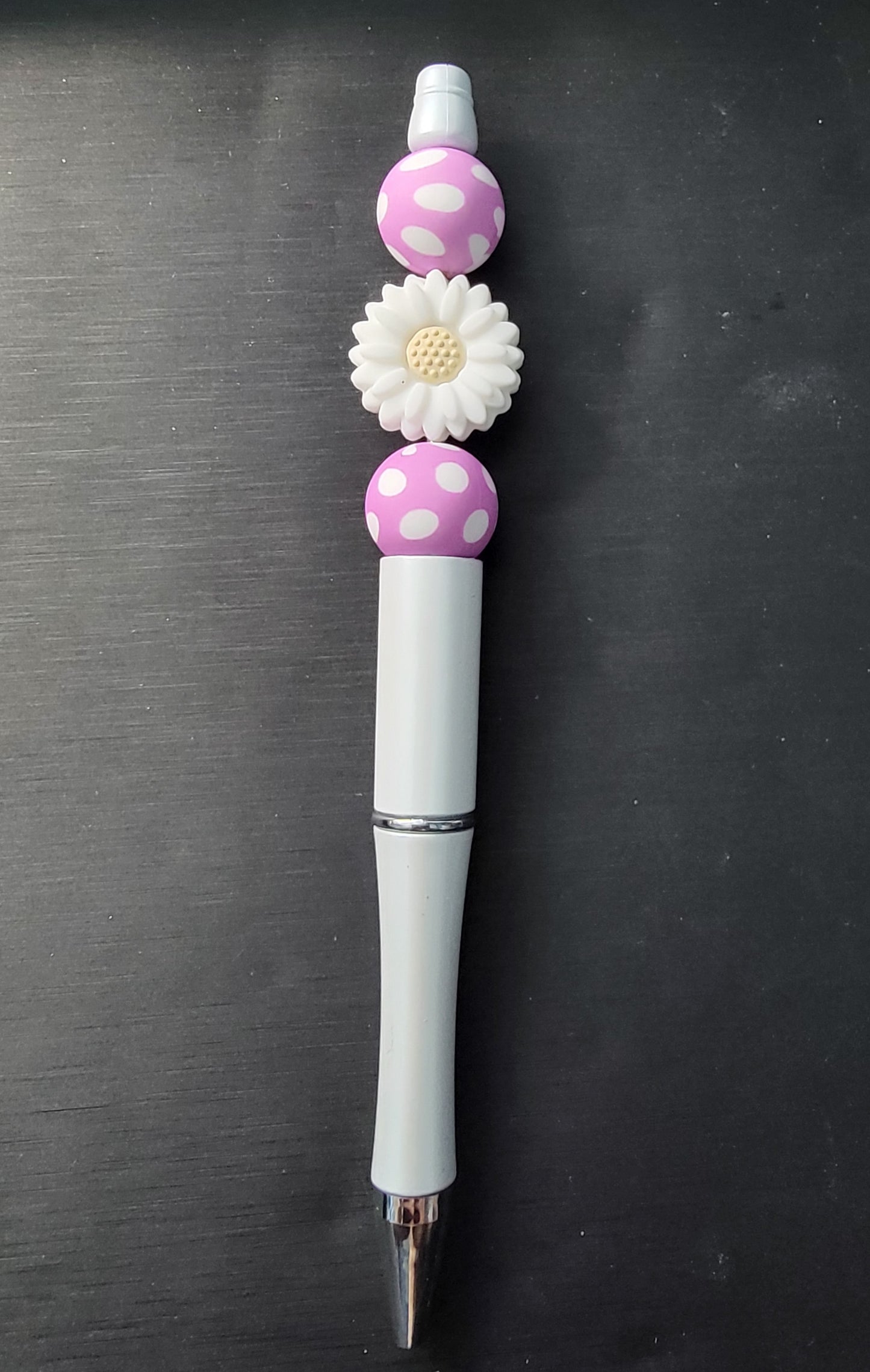 Daisy Focal Bead Pen