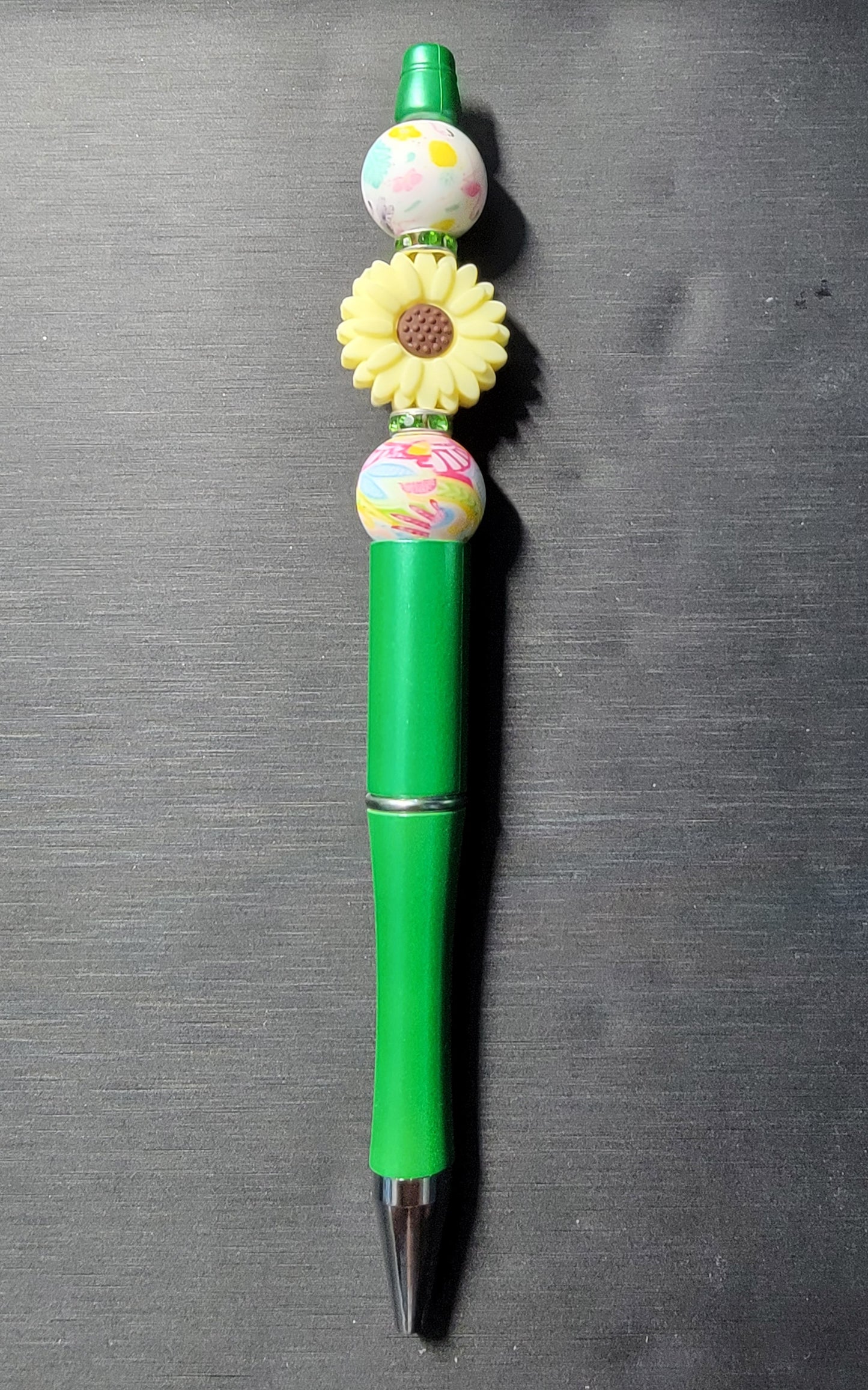 Daisy Focal Bead Pen