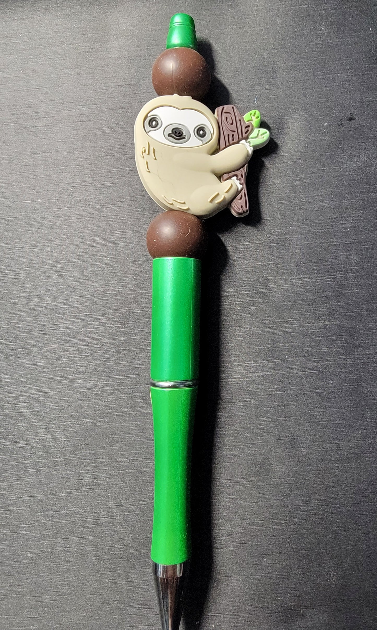 Adorable Sloth Focal Bead Pen