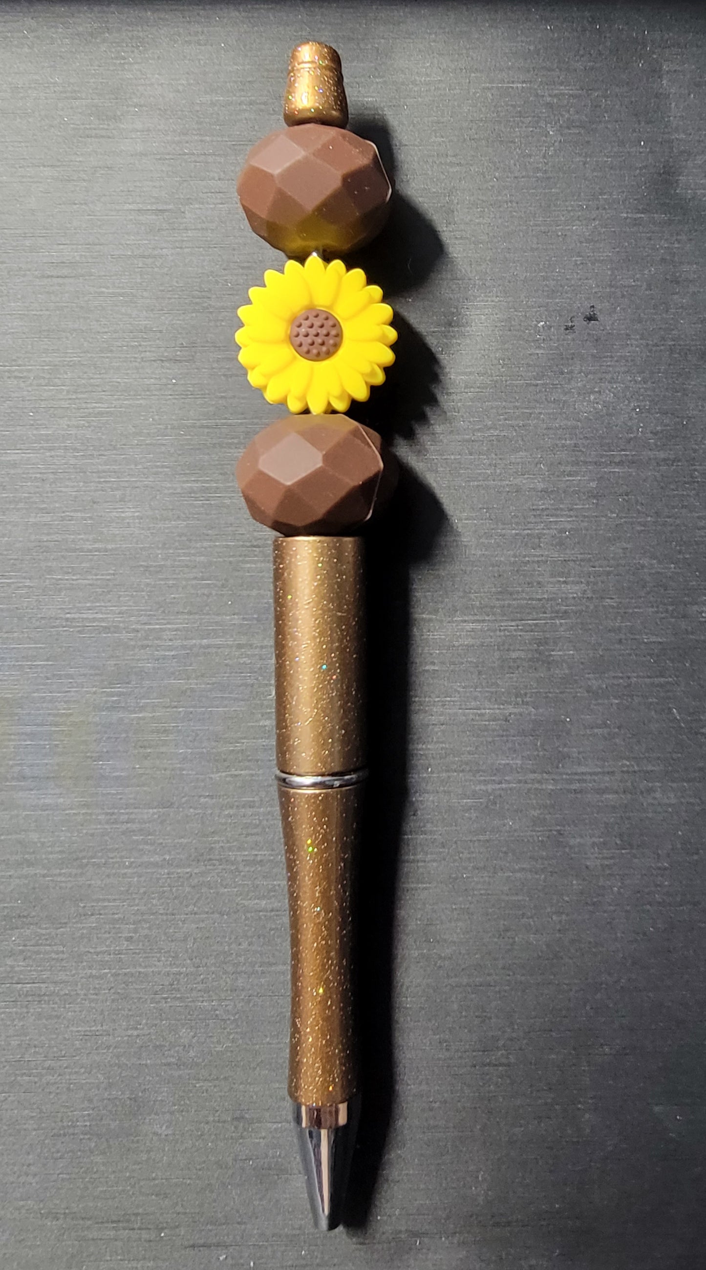 Daisy Focal Bead Pen