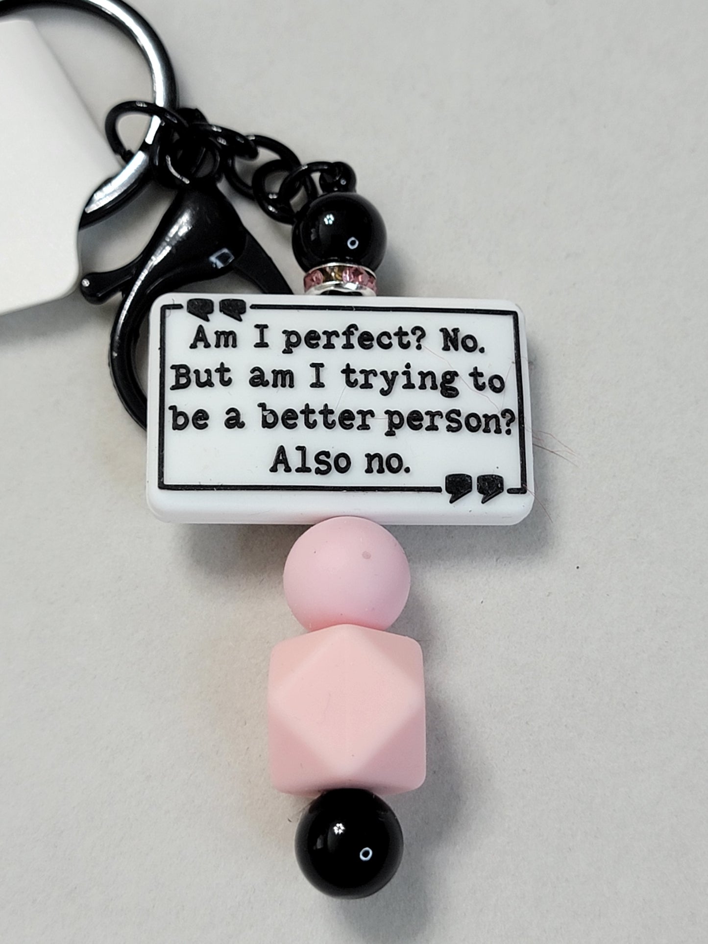 Funny Sayings Keychains- Warning - Adults only