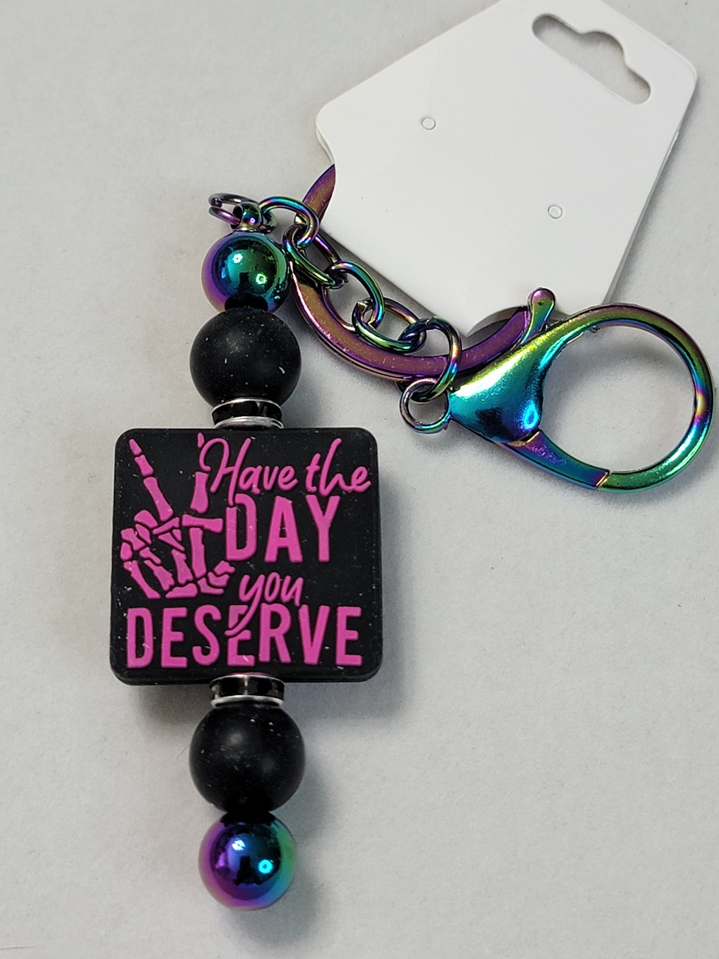 Funny Sayings Keychains- Warning - Adults only