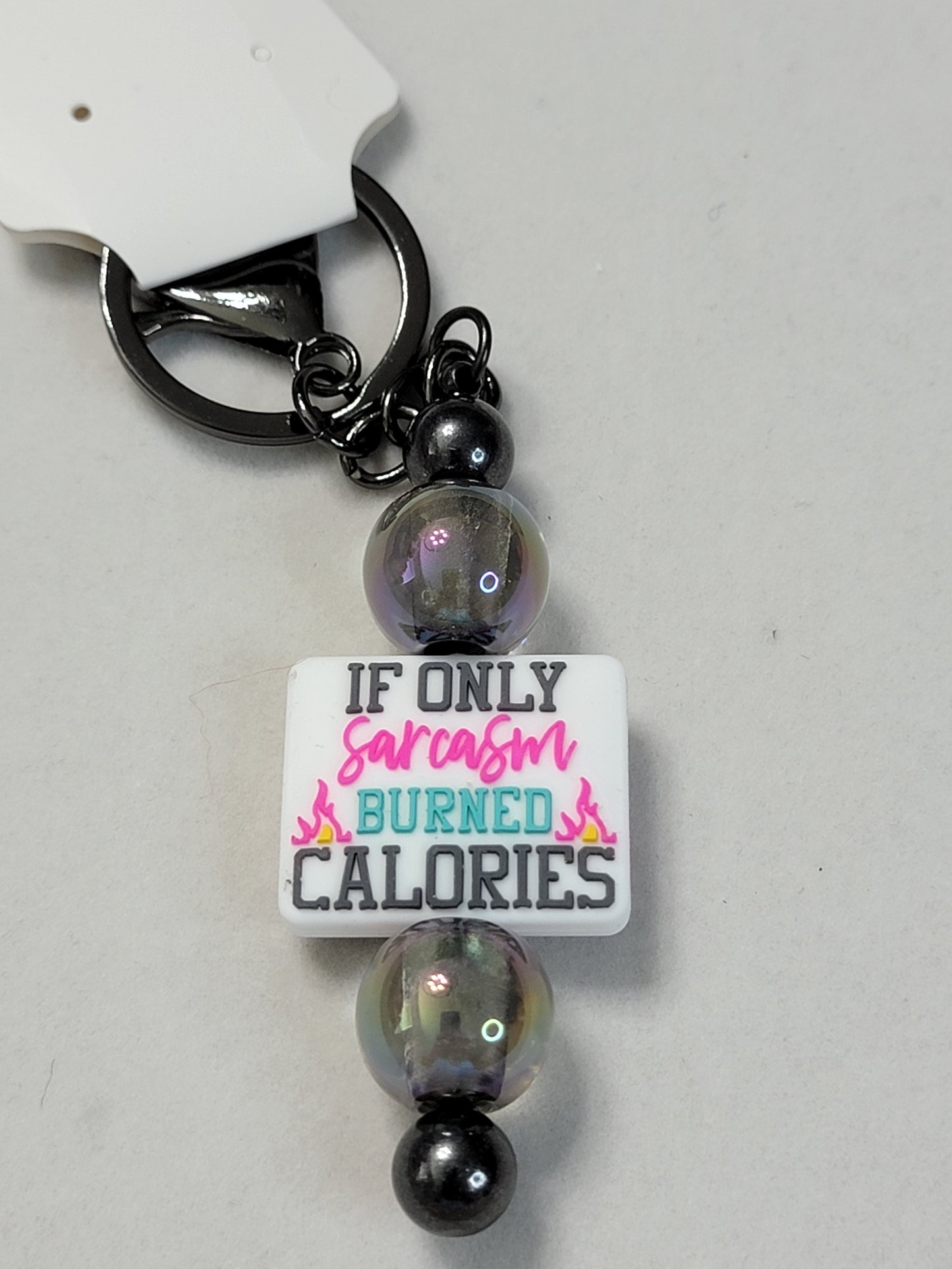 Funny Sayings Keychains- Warning - Adults only