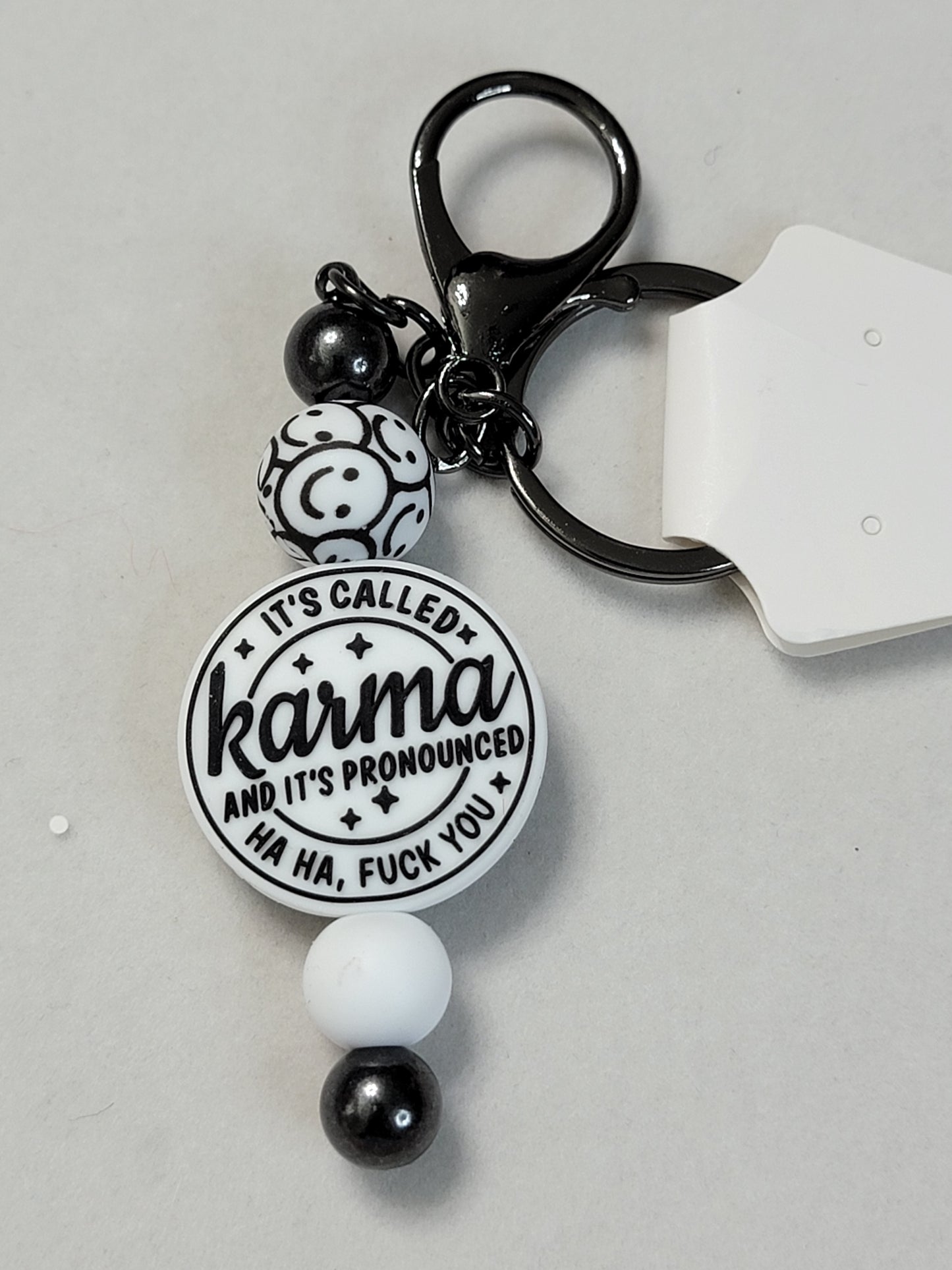 Funny Sayings Keychains- Warning - Adults only