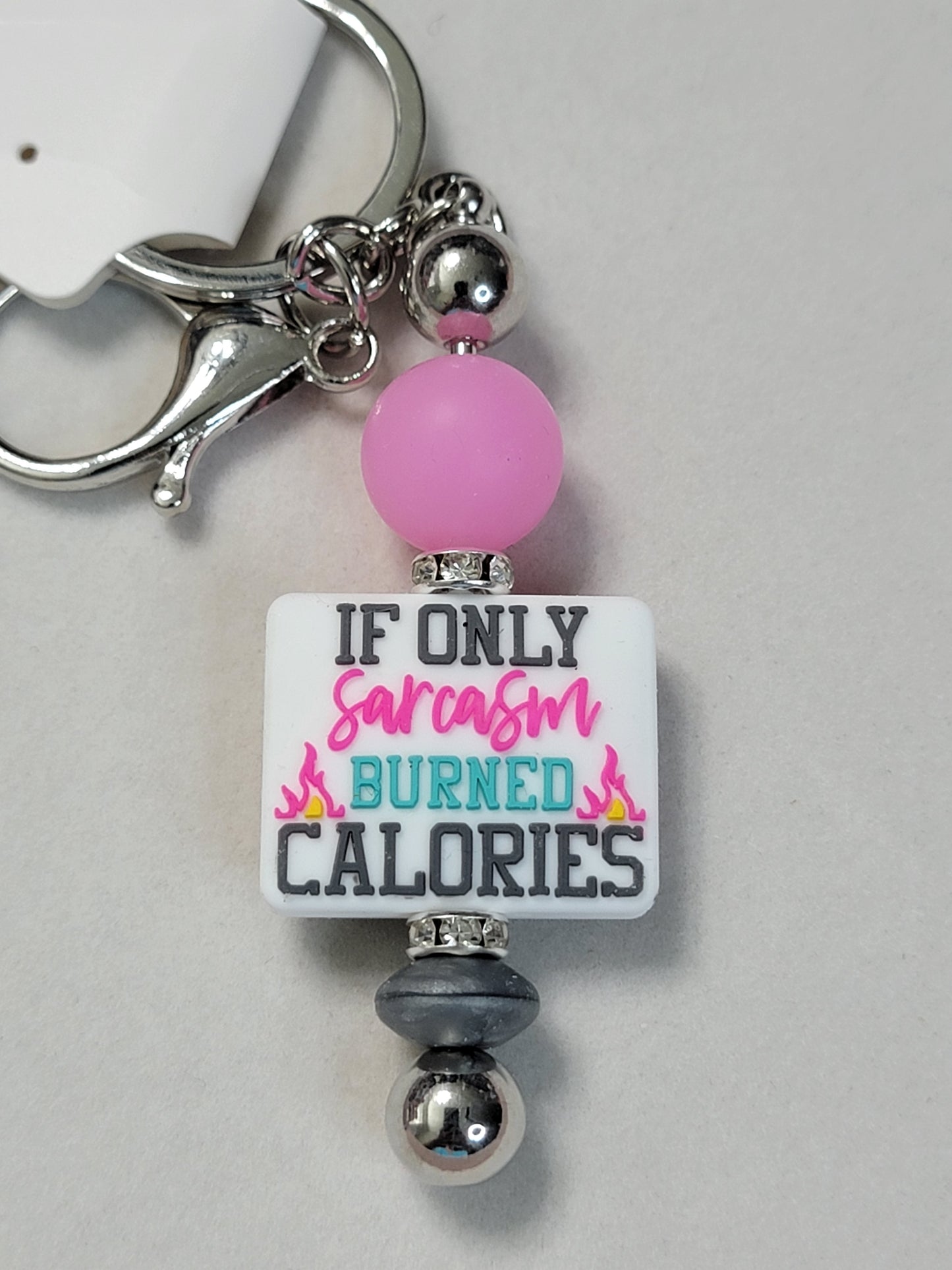 Funny Sayings Keychains- Warning - Adults only