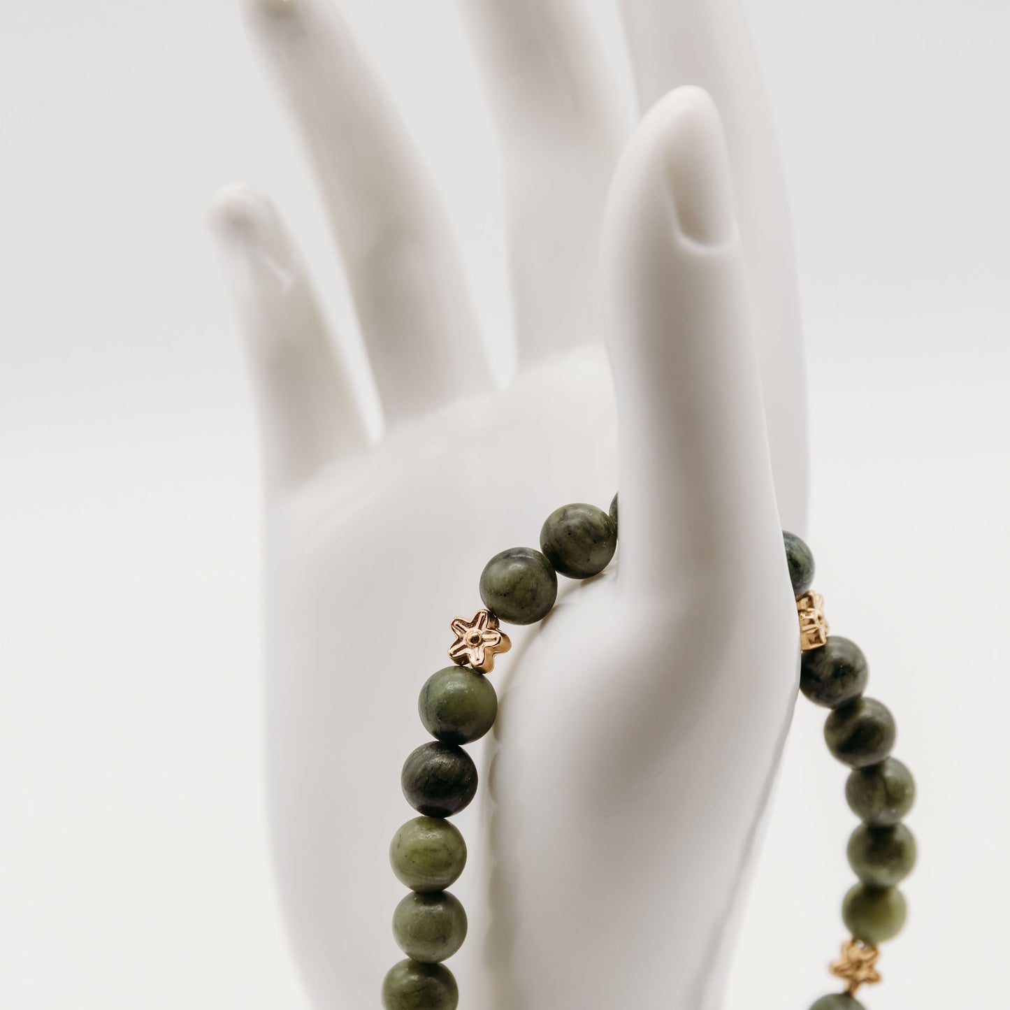 Moss Green Agate Bracelet